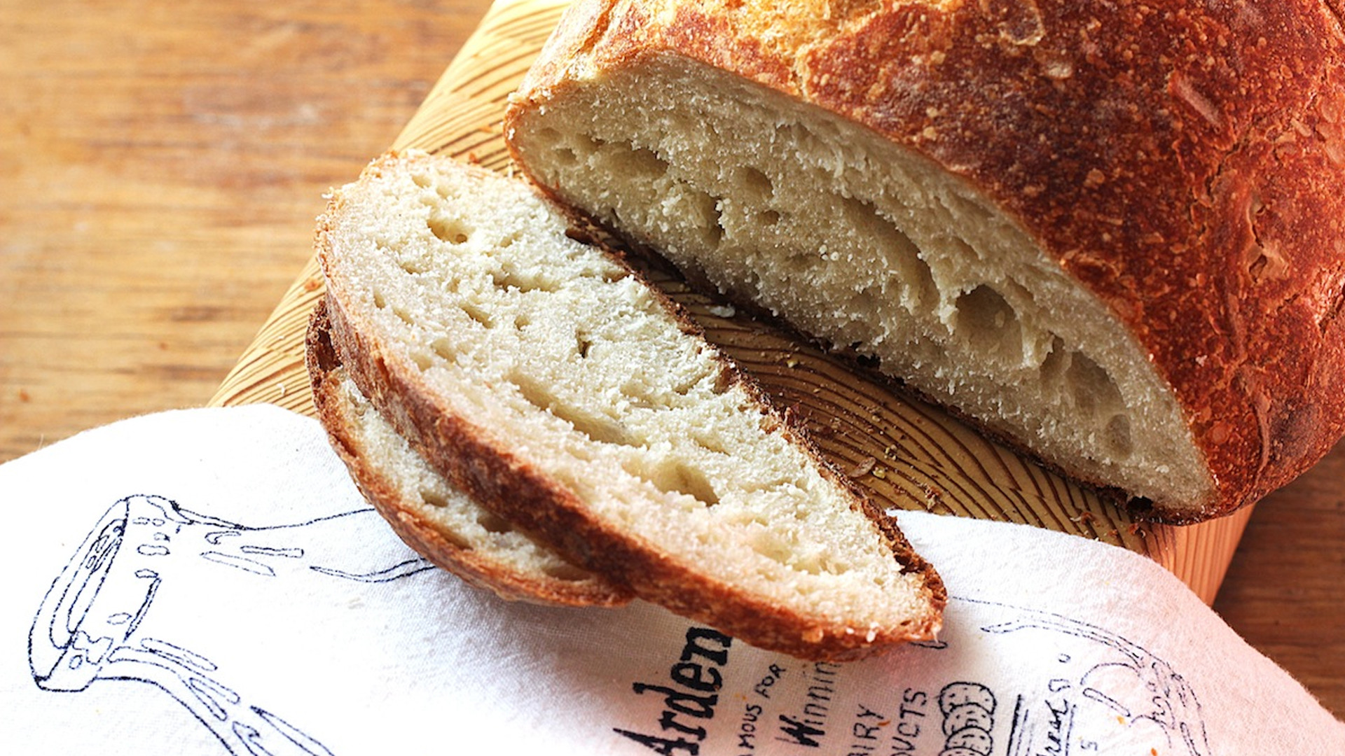 No Knead Bread Recipe
 No Knead Bread Kitchen Vignettes