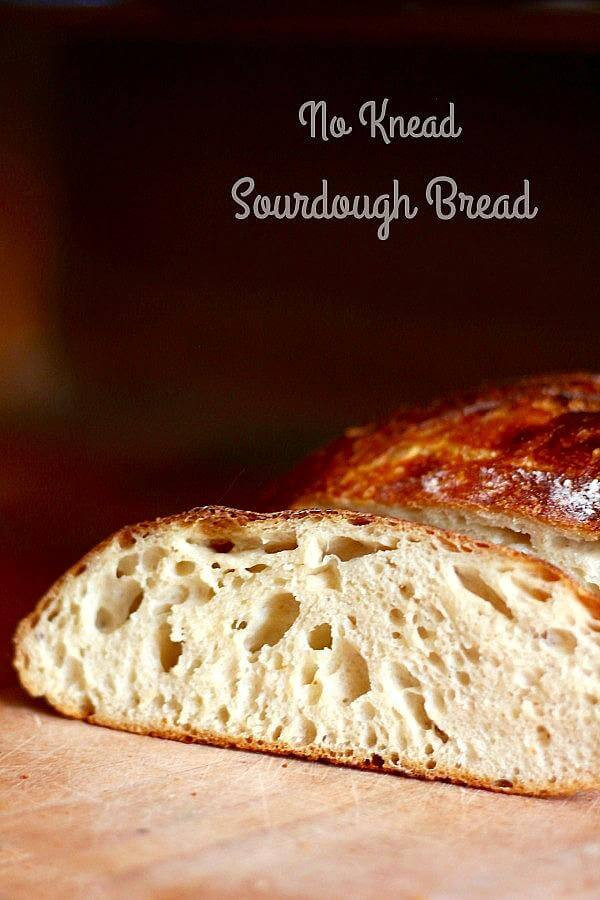 No Knead Sourdough Bread
 No Knead Sourdough Bread
