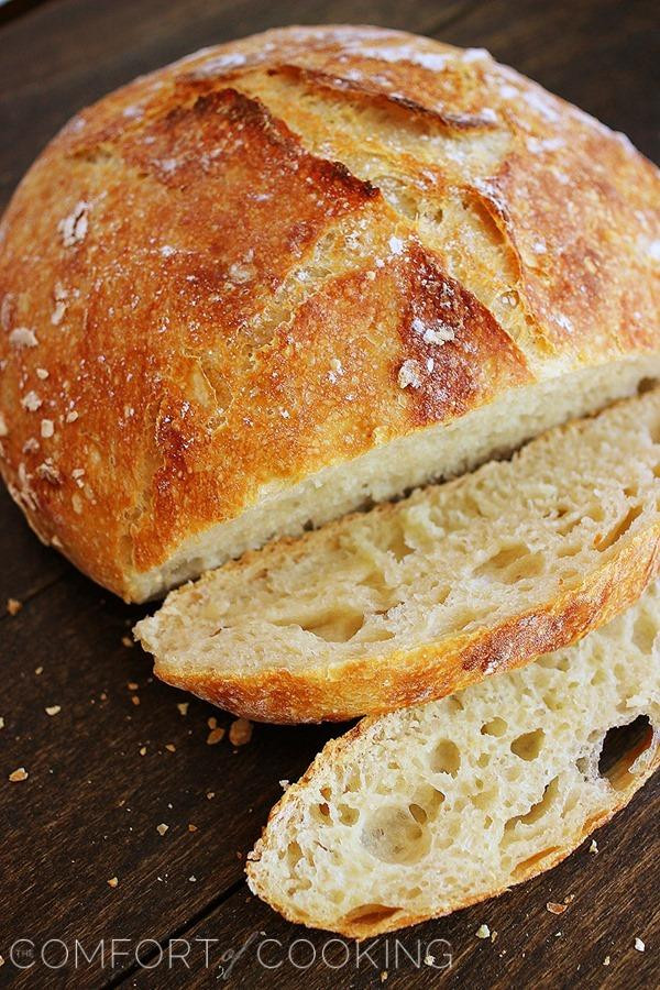 No Yeast Bread Recipe
 No Knead Crusty Artisan Bread