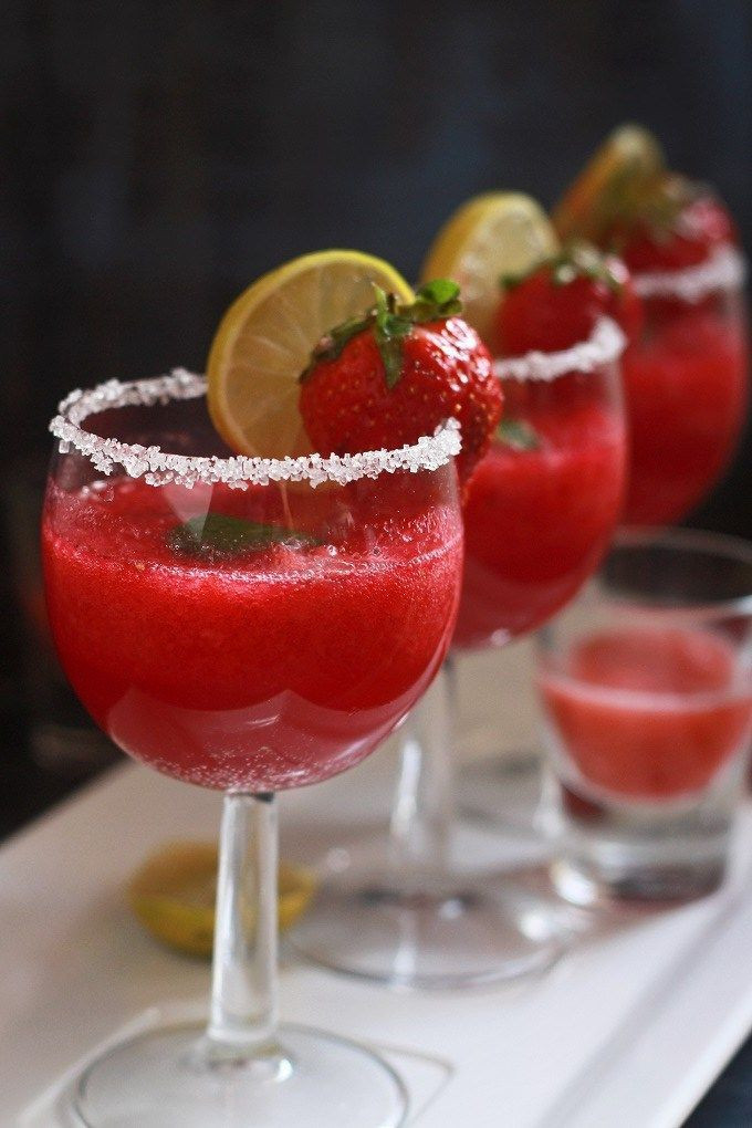 Non Alcoholic Cocktails
 Non Alcoholic Strawberry Punch Recipe