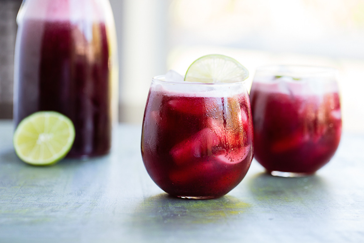 Non Alcoholic Cocktails
 Tasty Non Alcoholic Cocktail Hibiscus and Cherry Recipe