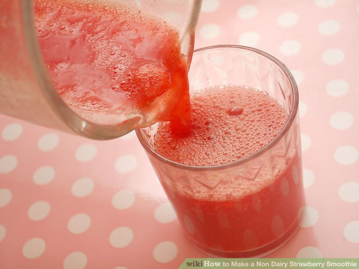 Non Dairy Smoothies
 How to Make a Non Dairy Strawberry Smoothie 8 Steps