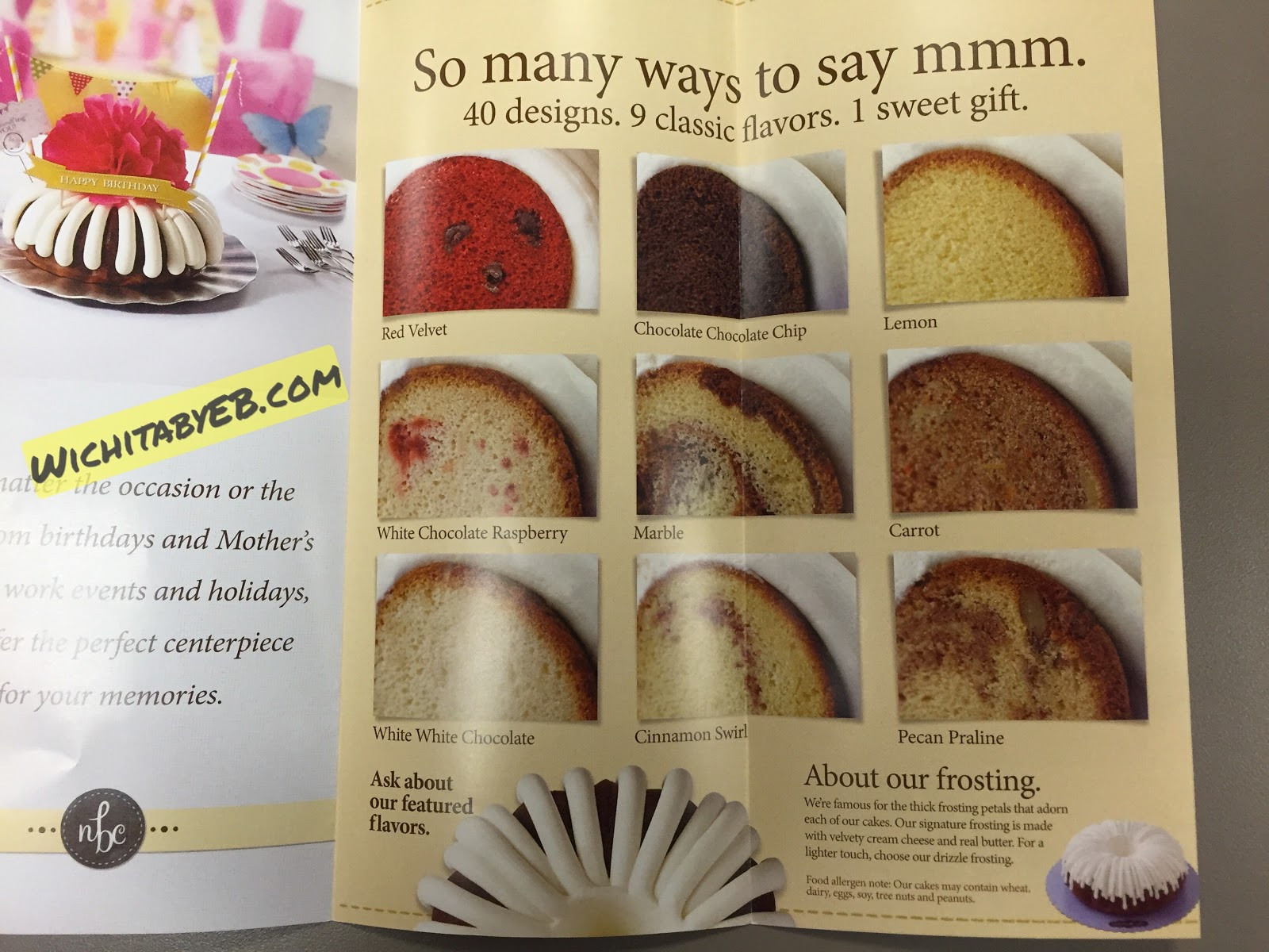 nothing bundt cakes flavors