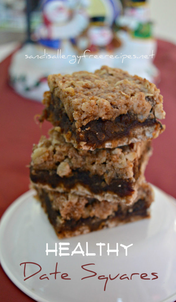 Nut Free Desserts
 Healthy Date Squares Gluten Free Dairy Free Vegan