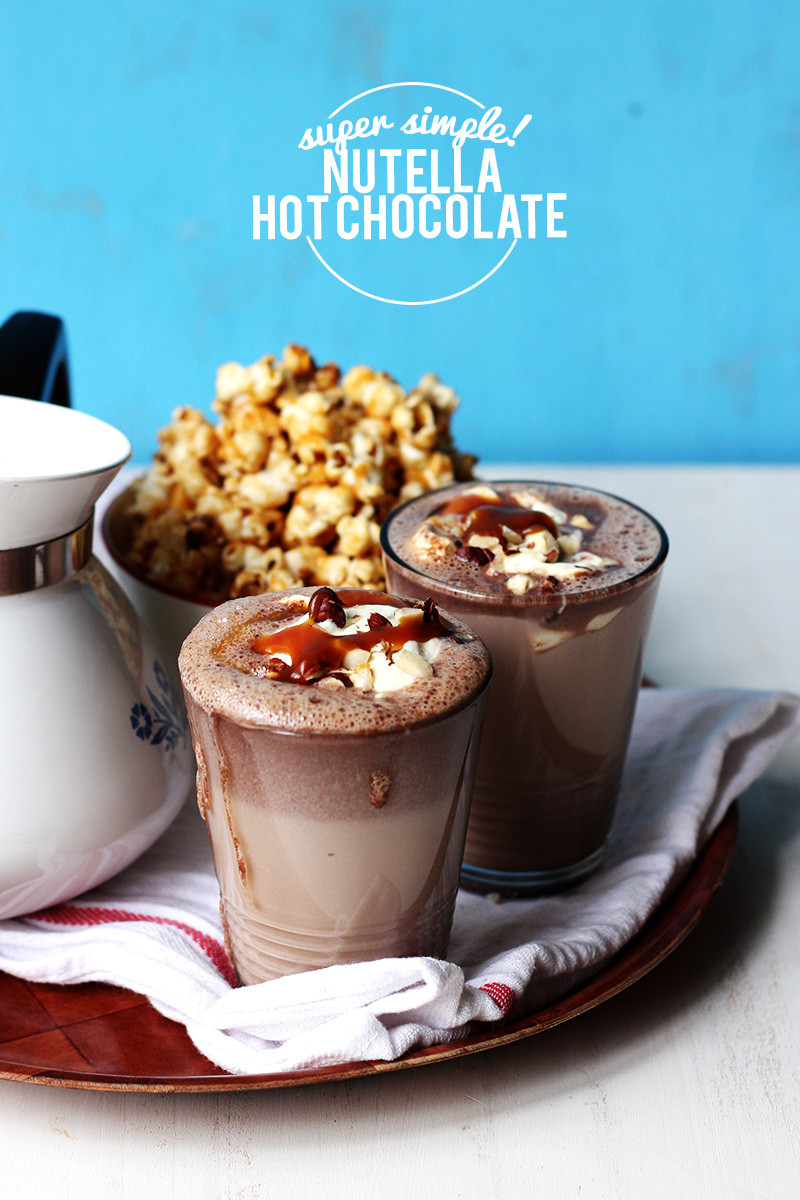 Nutella Hot Chocolate
 Super Simple Nutella Hot Chocolate