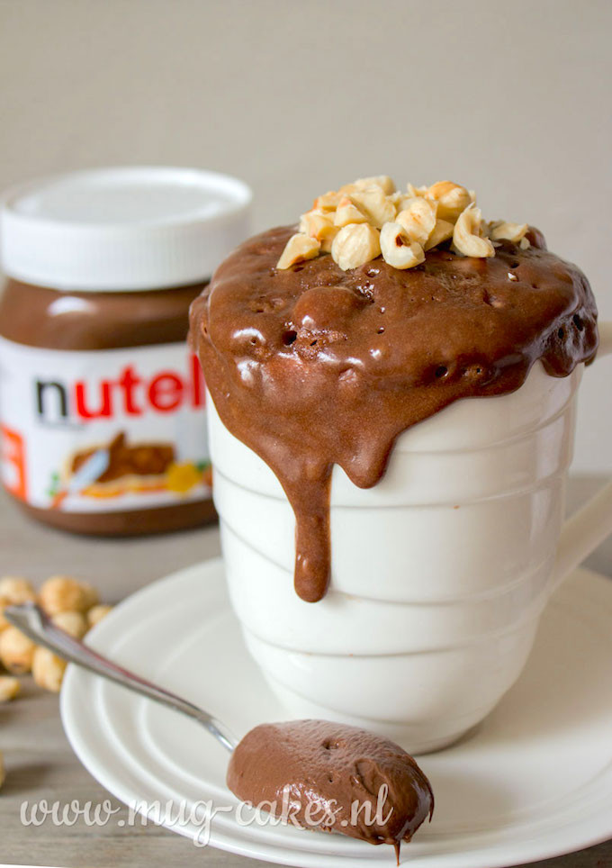 Nutella Mug Cake
 Nutella mug cake Lekker en simpel