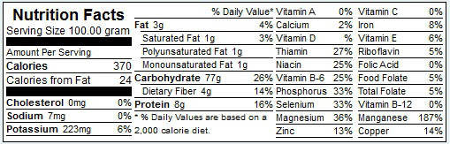 Nutritional Value Of Brown Rice
 Best sources of carbohydrates