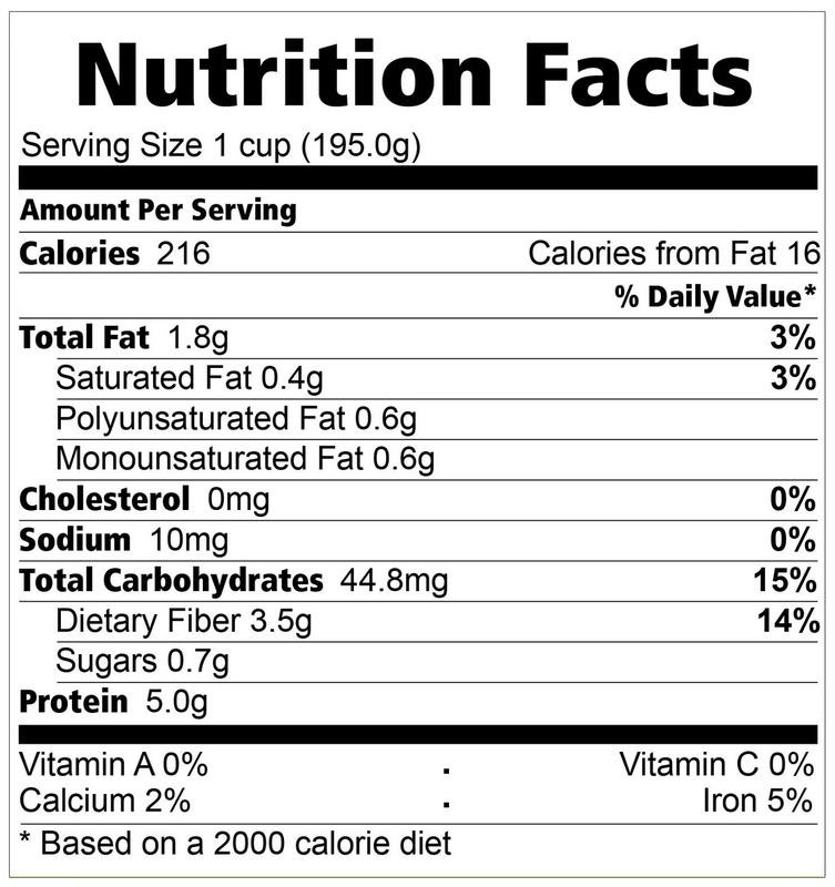 Nutritional Value Of Brown Rice
 Family Choice Grains Processing Center Inc Healthy