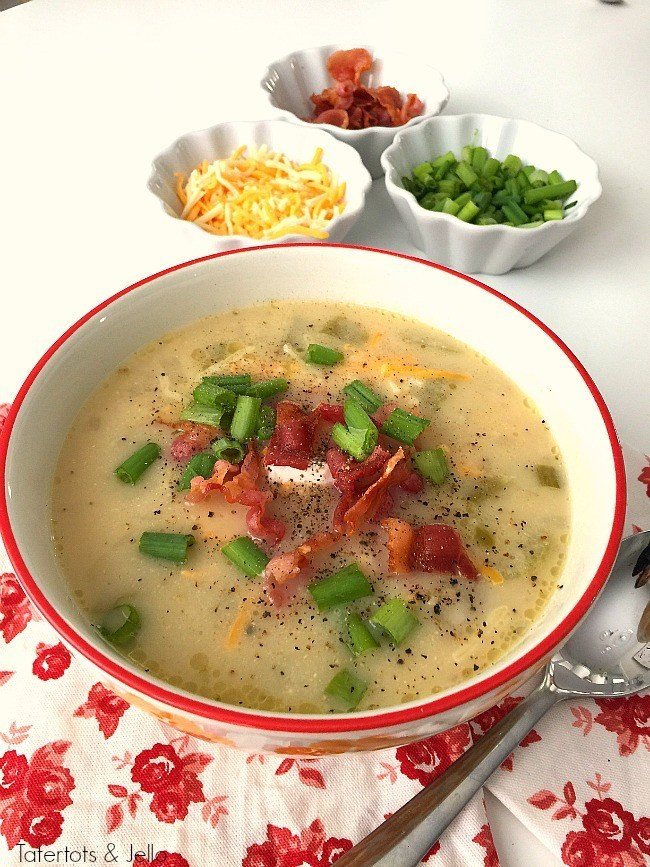 O Charley'S Loaded Potato Soup Recipe
 Pressure Cooker Loaded Baked Potato Soup Instant Pot