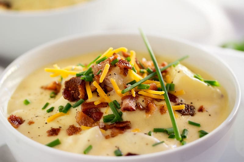 O Charley'S Loaded Potato Soup Recipe
 Copycat Loaded Baked Potato Soup The Chunky Chef