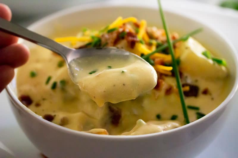 O Charley'S Loaded Potato Soup Recipe
 Copycat Loaded Baked Potato Soup The Chunky Chef