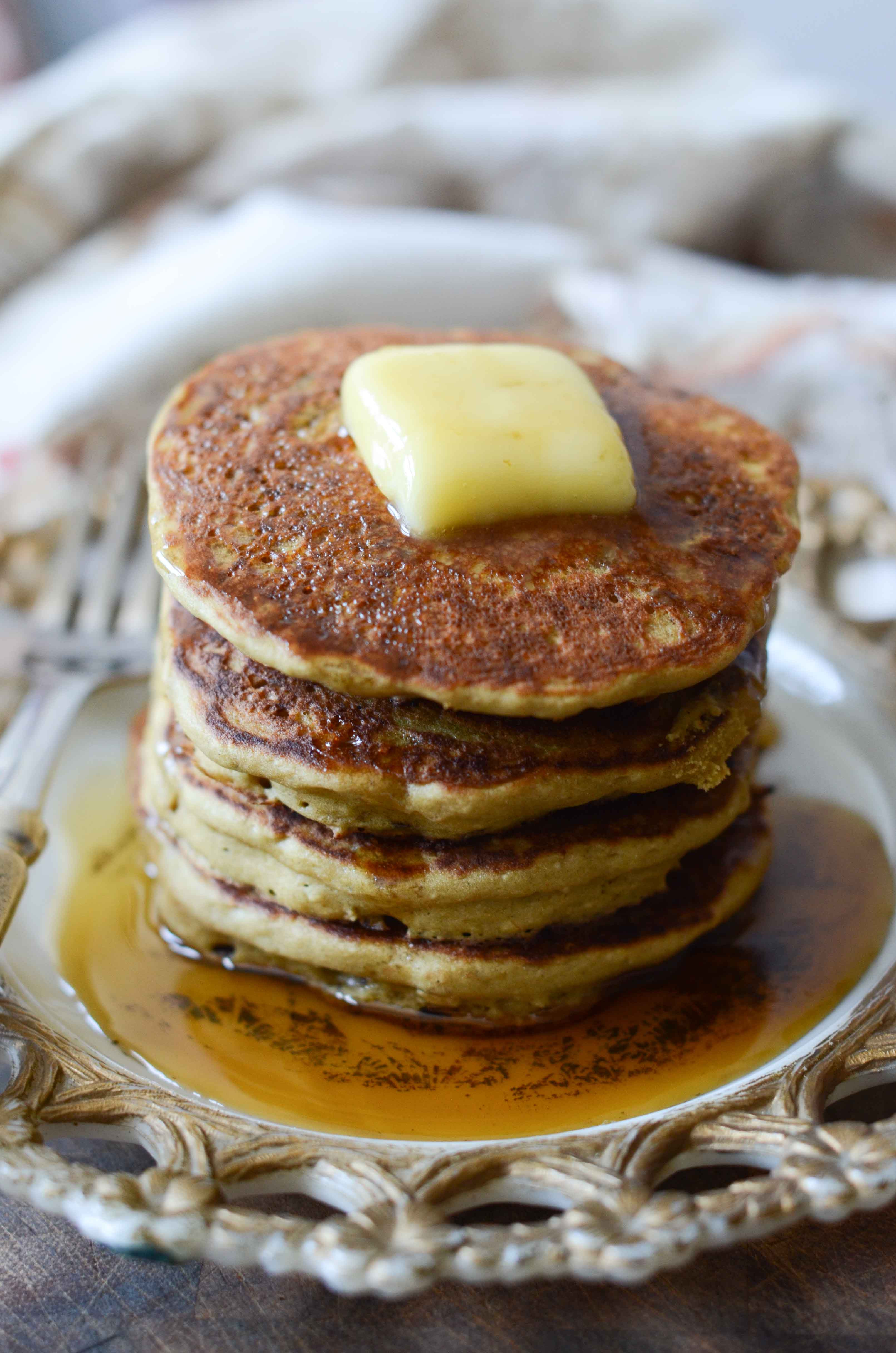 Oat Flour Pancakes
 oat flour pancakes