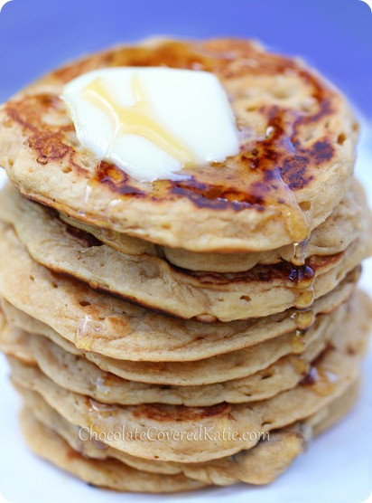 Oat Flour Pancakes
 Oatmeal Pancakes Whole Grain & Healthy