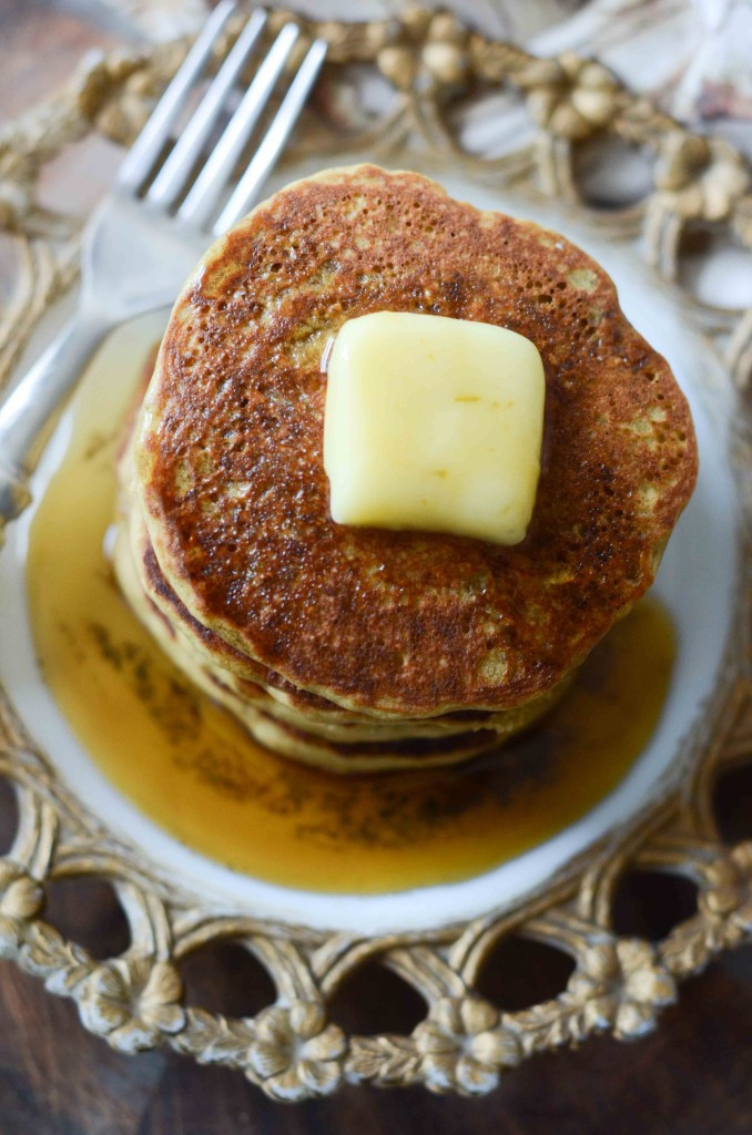 Oat Flour Pancakes
 Teff & Oat Flour Yogurt Pancakes gluten free