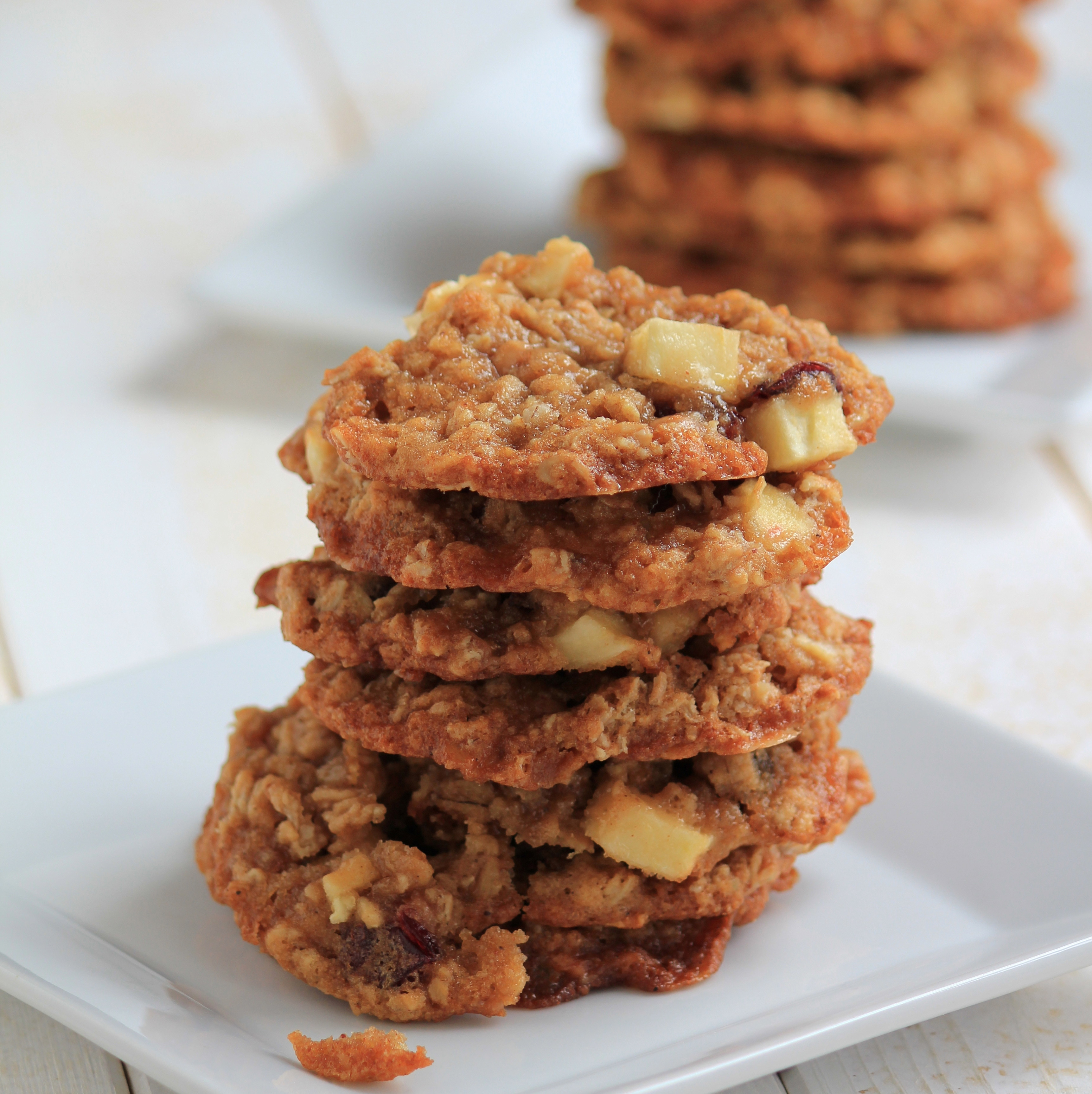 Oatmeal Apple Cookies
 apple oatmeal cookies