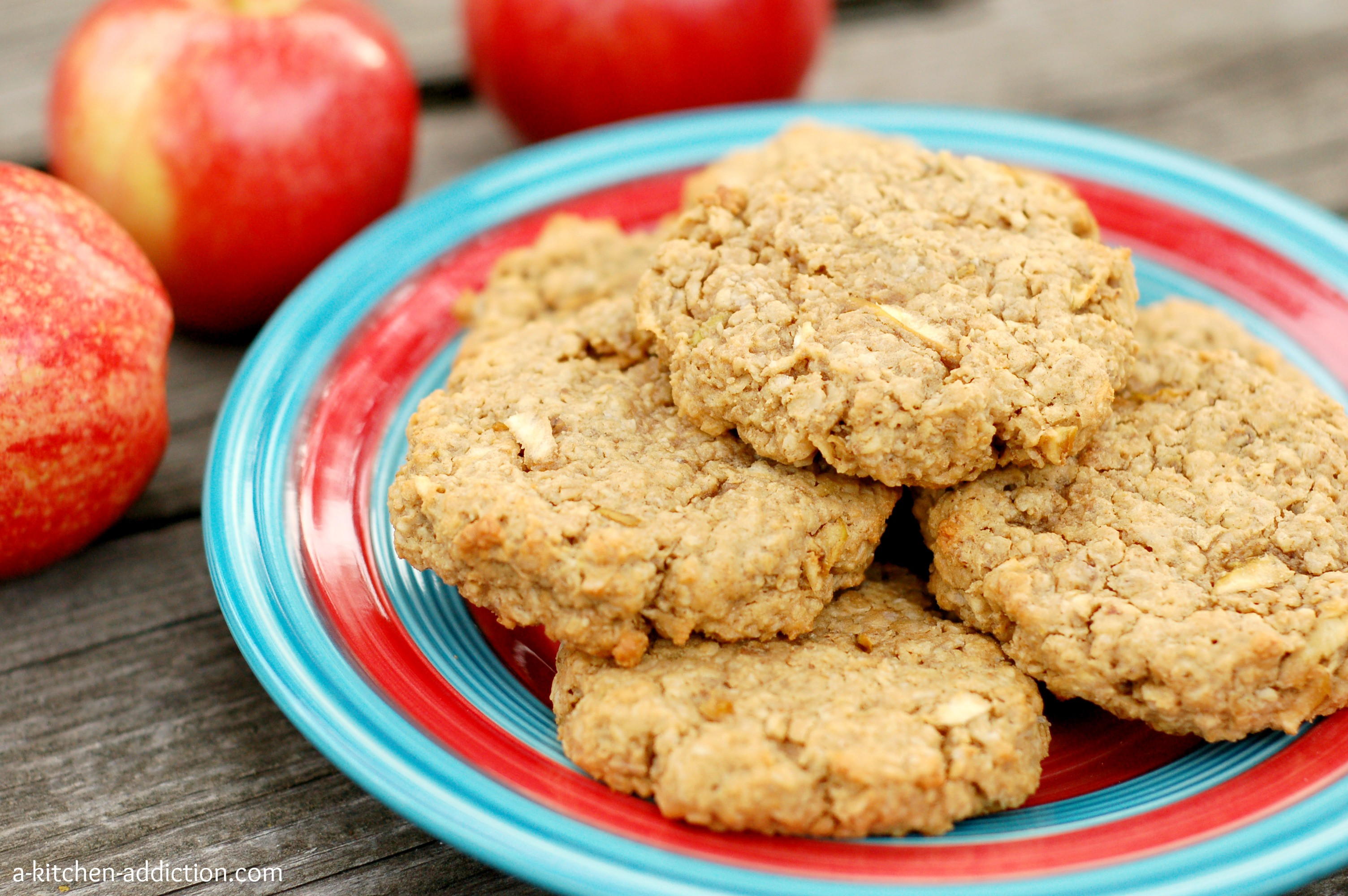 Oatmeal Apple Cookies
 Peanut Butter Apple Oatmeal Cookies A Kitchen Addiction