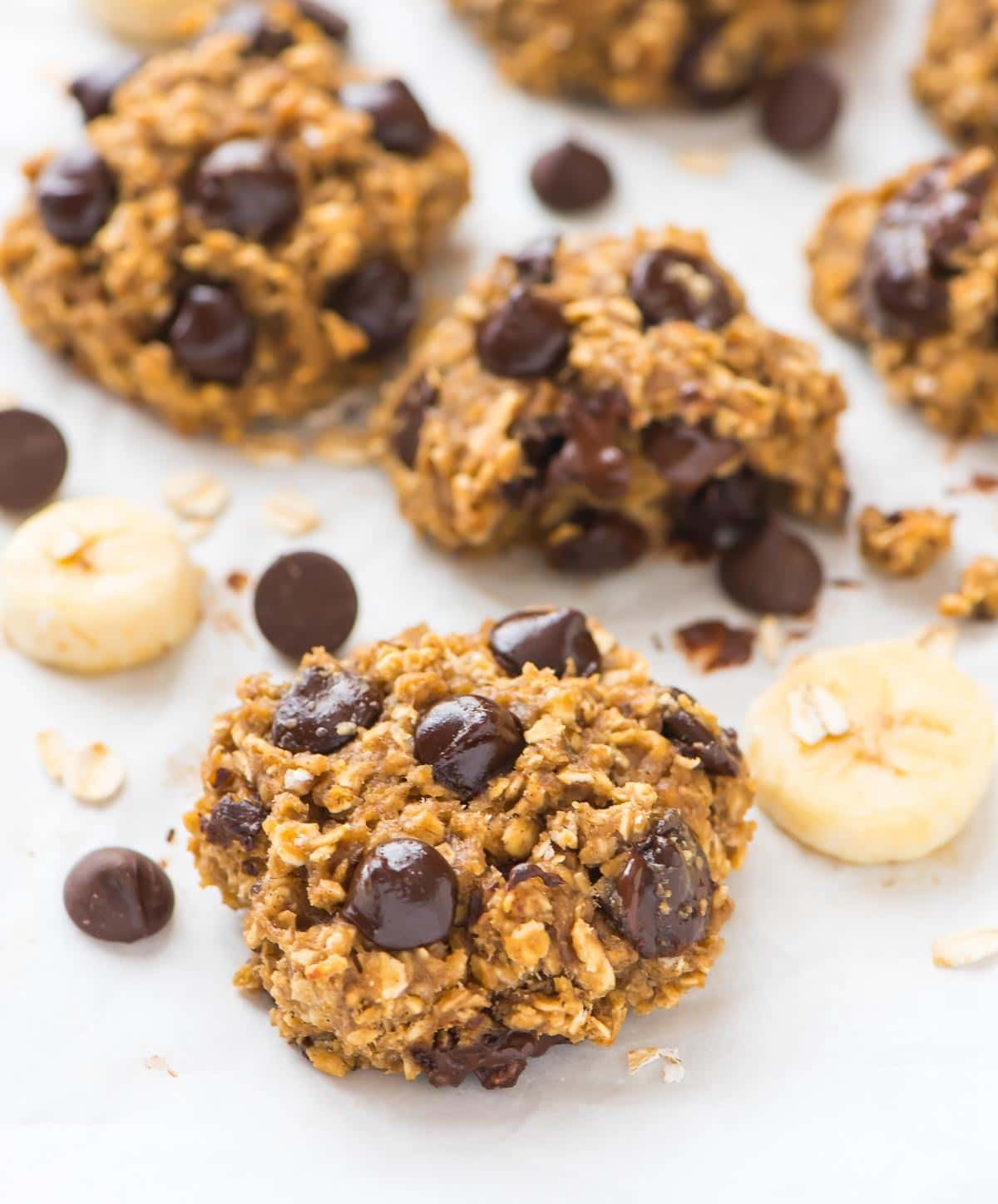 Oatmeal Banana Cookies
 Oatmeal Banana Cookies with Chocolate Chips