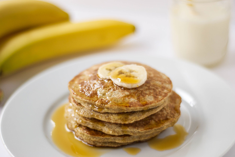 Oatmeal Banana Pancakes
 Banana Oatmeal Protein Pancakes Gluten Free The