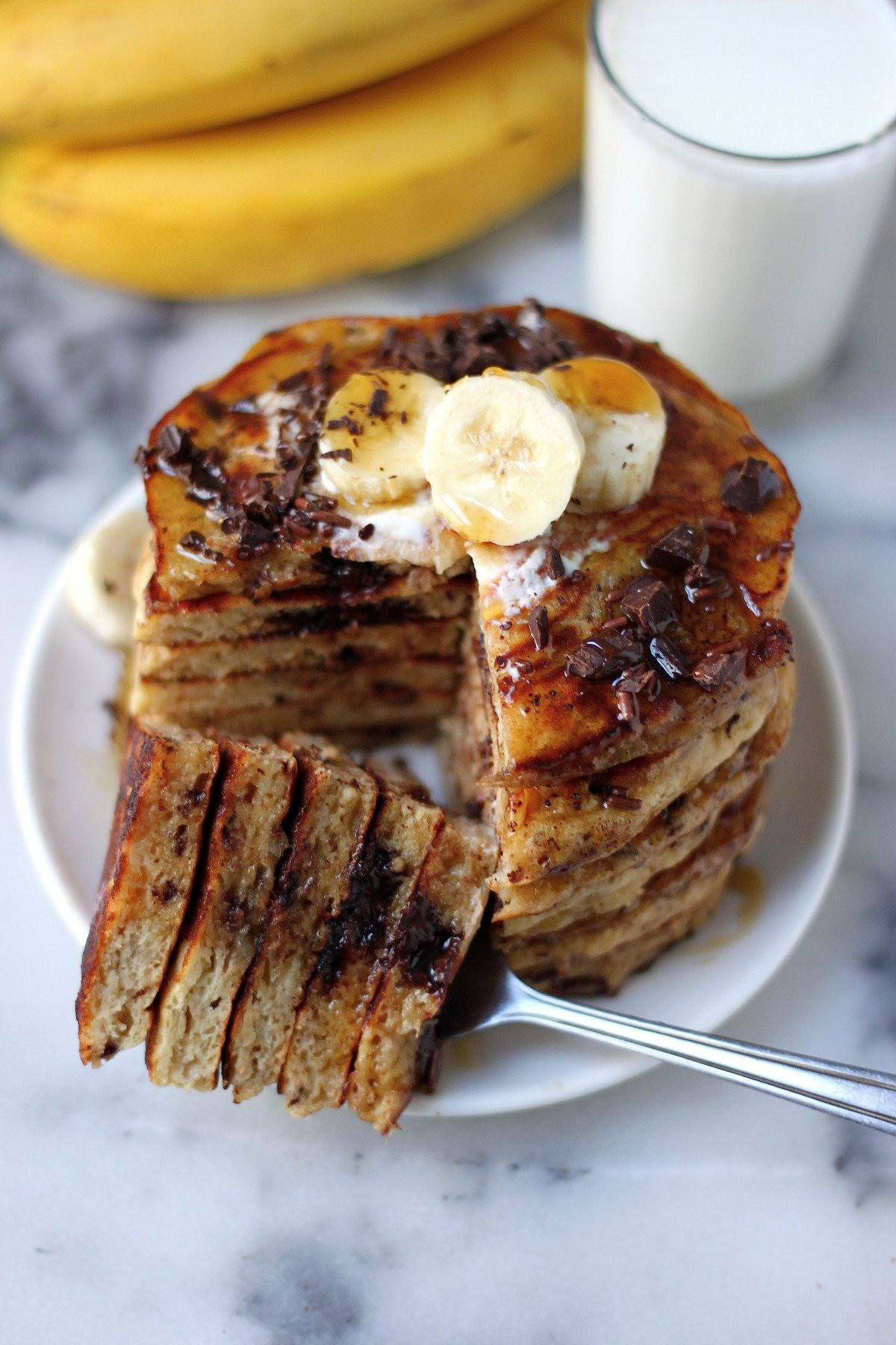 Oatmeal Banana Pancakes
 Best Ever Banana Oat Pancakes Baker by Nature