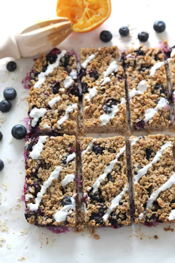 Oatmeal Breakfast Bars Recipes
 blueberry oat breakfast bars tone it up