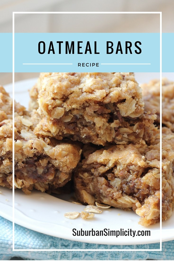 Oatmeal Breakfast Bars Recipes
 Easy Oatmeal Bars Recipe