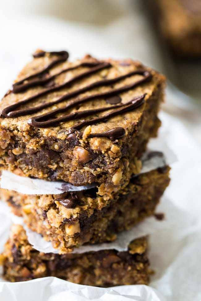 Oatmeal Breakfast Bars Recipes
 Healthy Peanut Butter Oatmeal Breakfast Bars