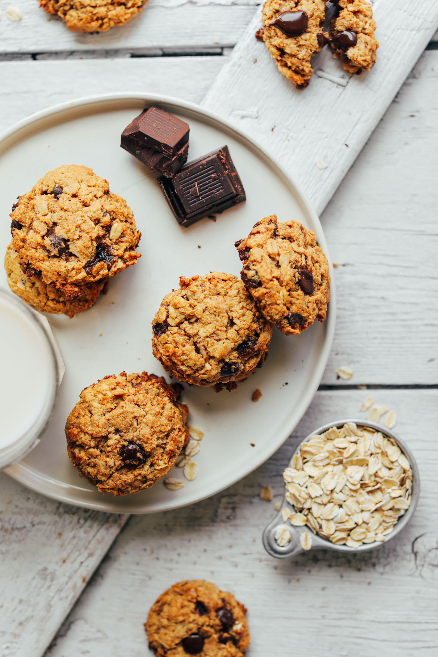 Oatmeal Chocolate Chip Cookies Healthy
 Gluten Free Oatmeal Chocolate Chip Cookies