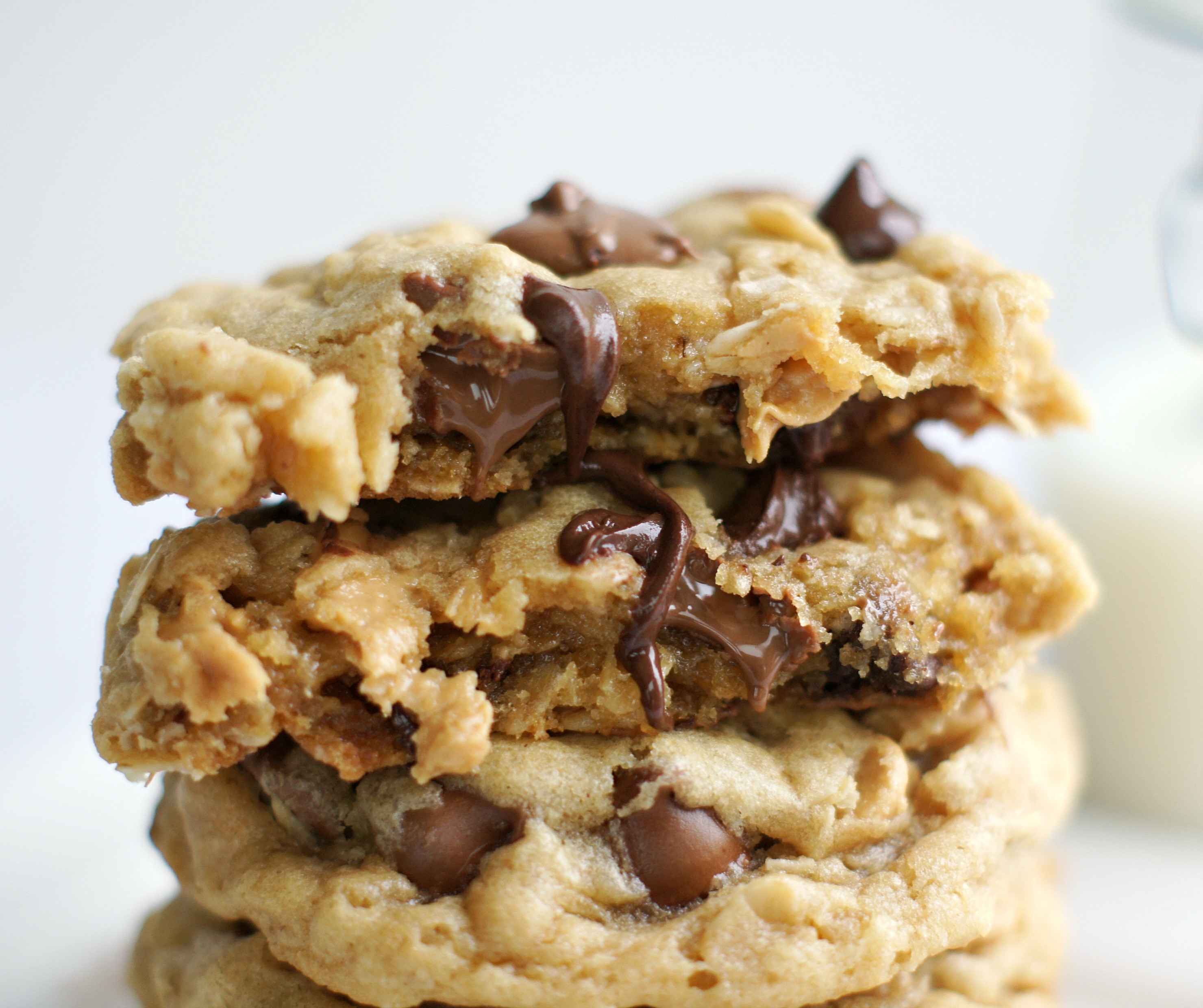 Oatmeal Chocolate Chip Cookies Recipe
 Peanut Butter Oatmeal Chocolate Chip Cookies 5 Boys Baker