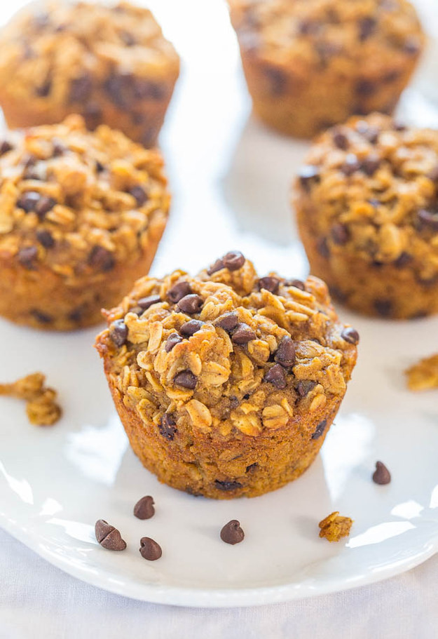 Oatmeal Chocolate Chip Muffins
 Make a Chocolate Breakfast to Begin a Day Pretty Designs