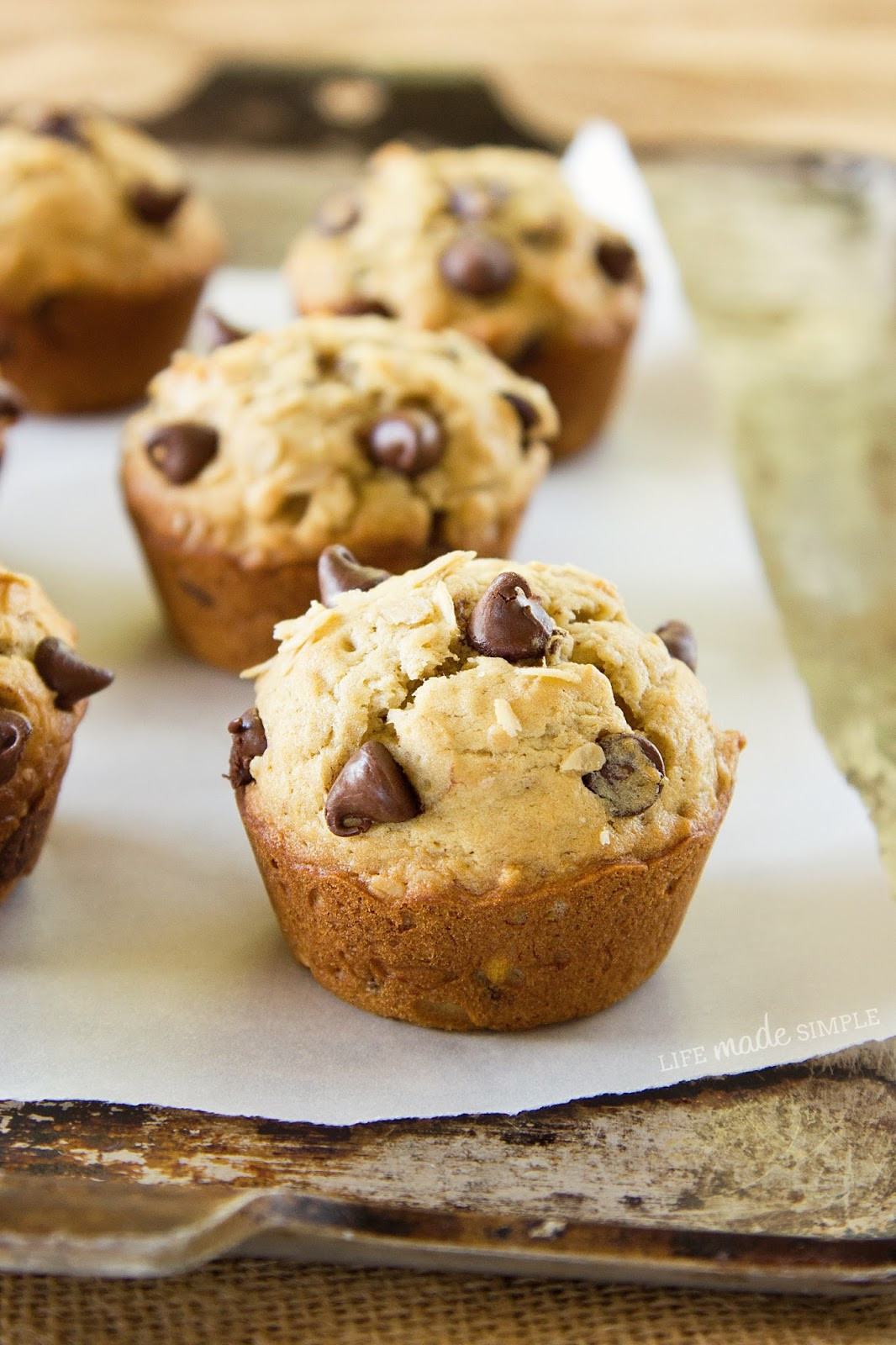 Oatmeal Chocolate Chip Muffins
 Oatmeal Chocolate Chip Banana Muffins Life Made Simple