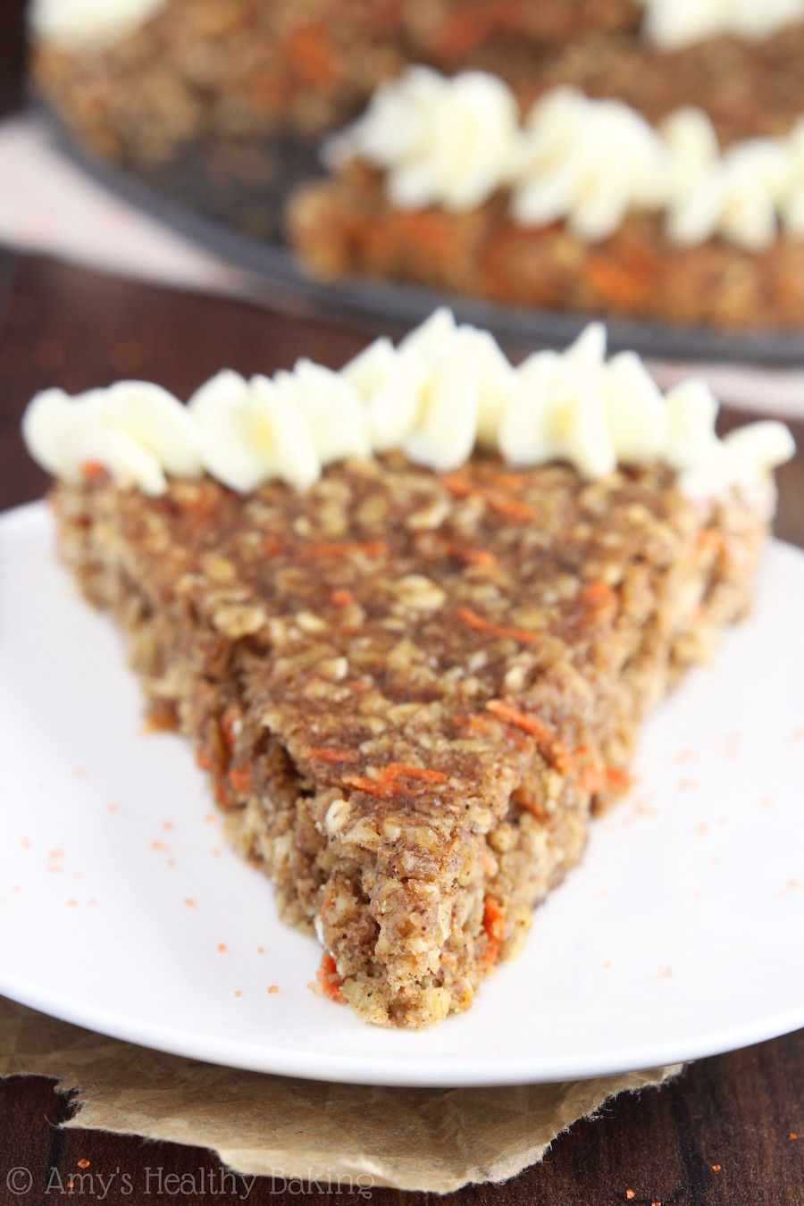 Oatmeal Dessert Recipe
 Carrot Cake Oatmeal Cookie Cake