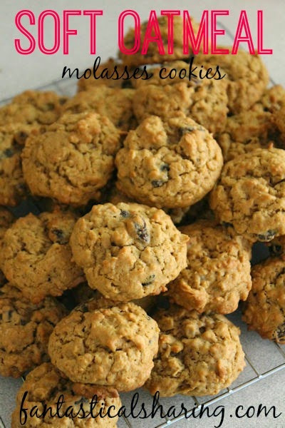 Oatmeal Molassas Cookies
 Fantastical Sharing of Recipes Soft Oatmeal Raisin