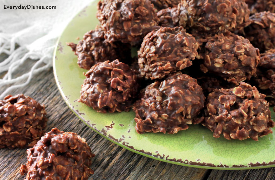 Oatmeal No Bake Cookies
 Chocolate Oatmeal Peanut Butter No Bake Cookies Recipe