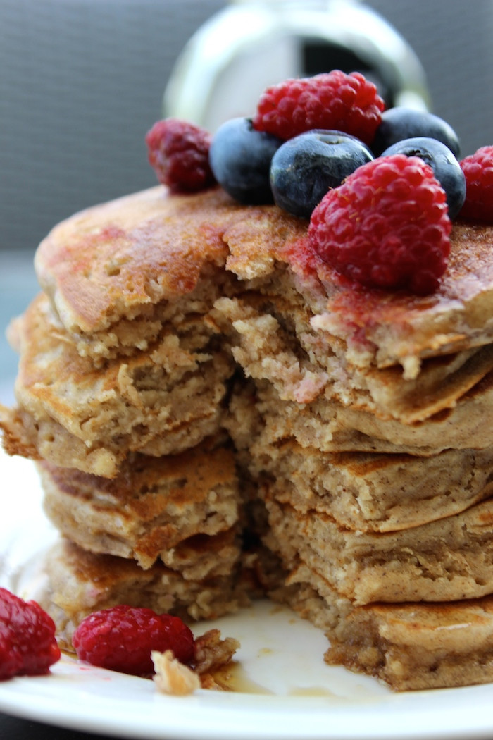 Oatmeal Pancakes Recipe
 Thick Fluffy Oatmeal Pancakes and Food Trucks Hot