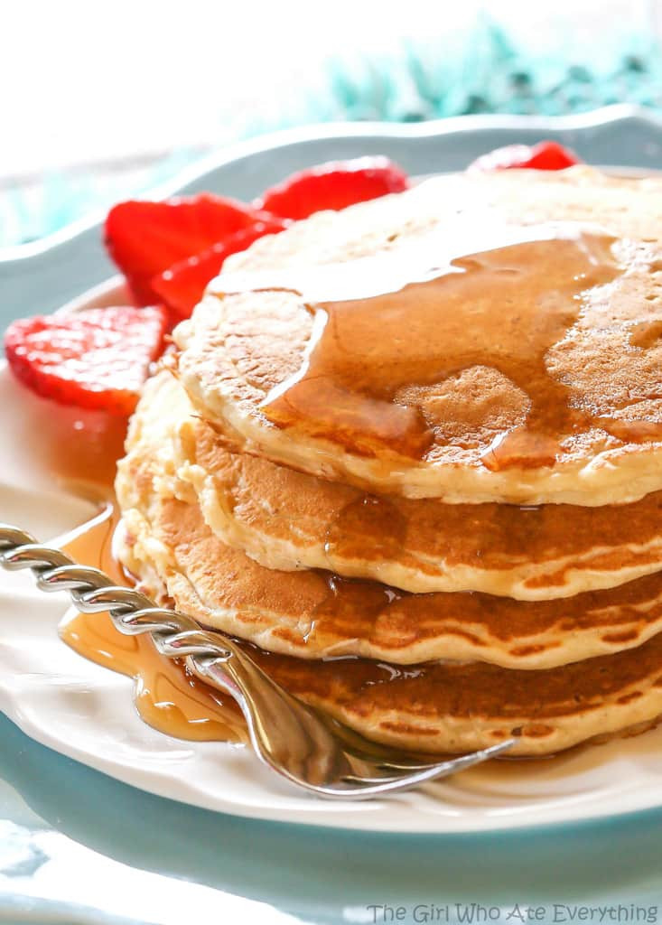 Oatmeal Pancakes Recipe
 Healthy Oatmeal Pancakes The Girl Who Ate Everything