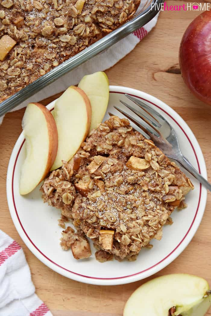 Oatmeal Recipe For Breakfast
 Apple Cinnamon Baked Oatmeal