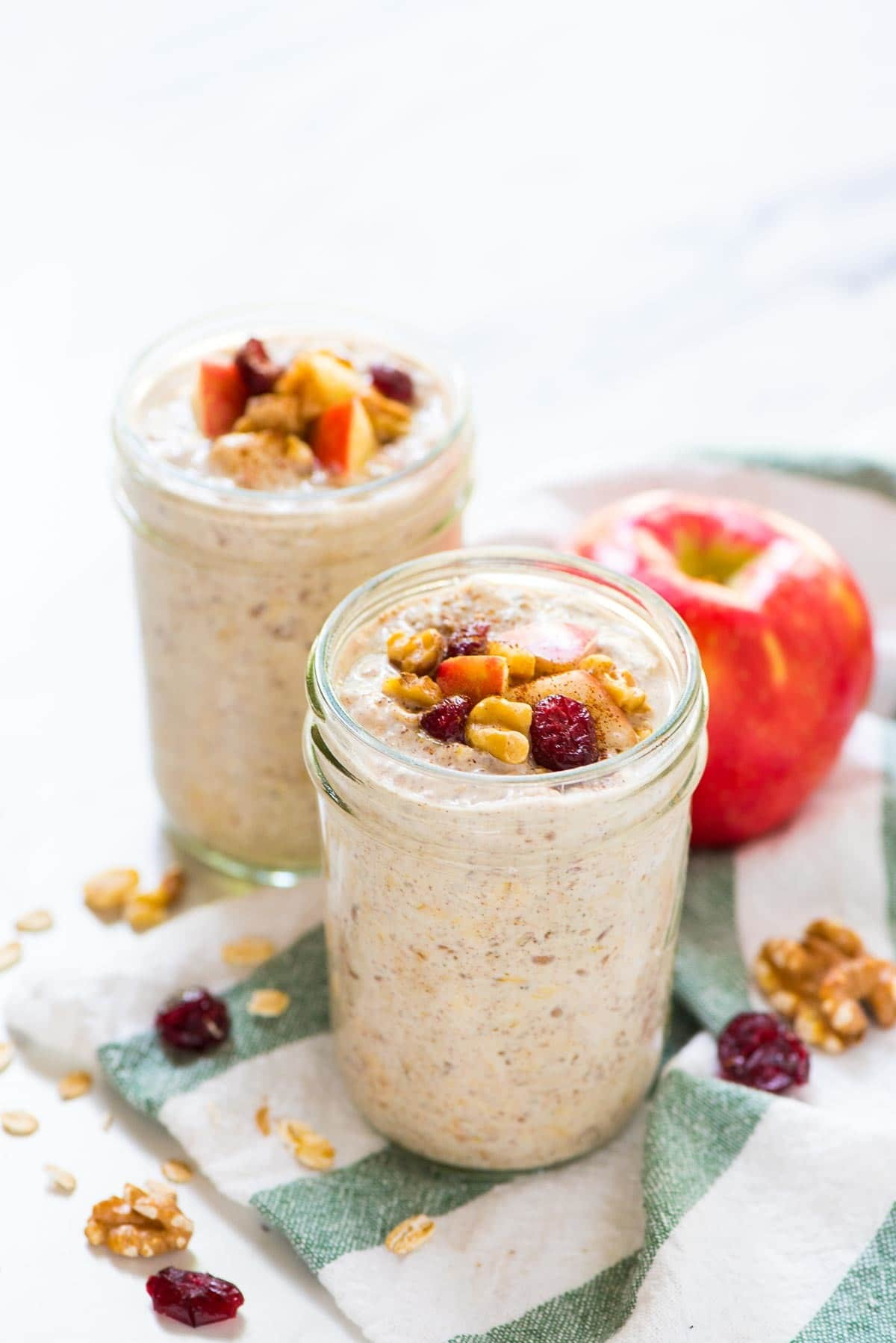 Oatmeal Recipe For Breakfast
 Apple Cinnamon Overnight Oats