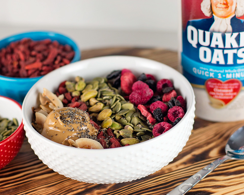 Oats For Breakfast
 Oatmeal Breakfast Bowl xoxoBella