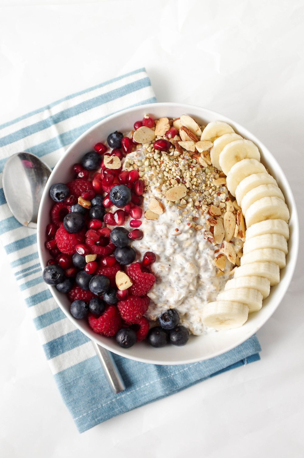 Oats For Breakfast
 Super Fruit Overnight Oats Breakfast Bowl