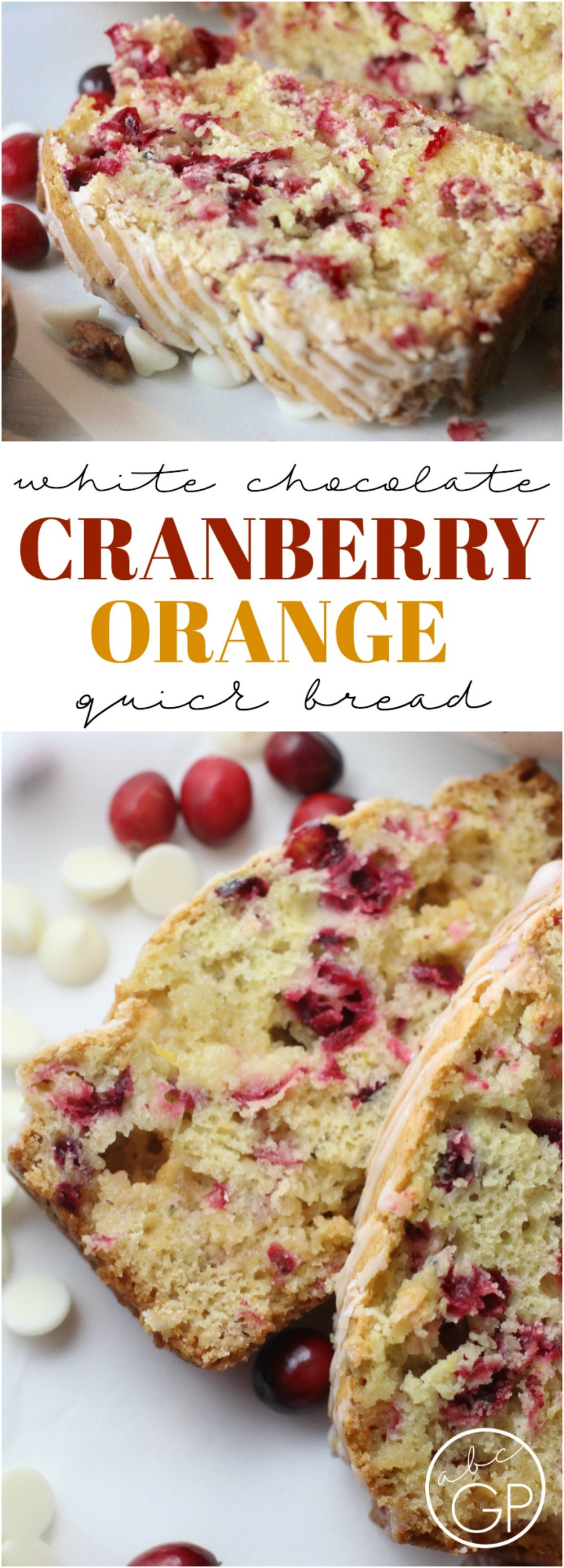 Ocean Spray Cranberry Bread
 White Chocolate Orange Cranberry Bread