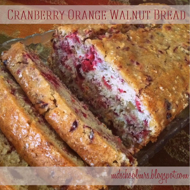 Ocean Spray Cranberry Bread
 MD School Mrs Cranberry Orange Walnut Bread