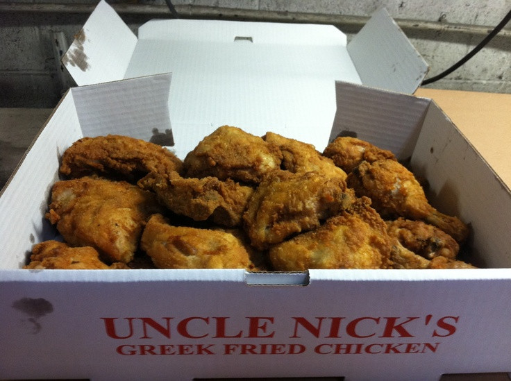 Ohio Fried Chicken
 Uncle Nicks Greek fried chicken the I have found in the