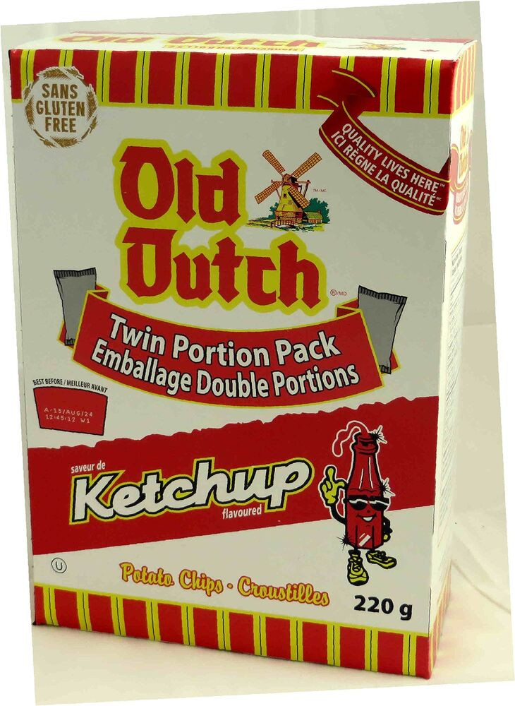 Old Dutch Potato Chips
 Old Dutch Potato Chips Ketchup 220 Grams 7 8 Ounces 3