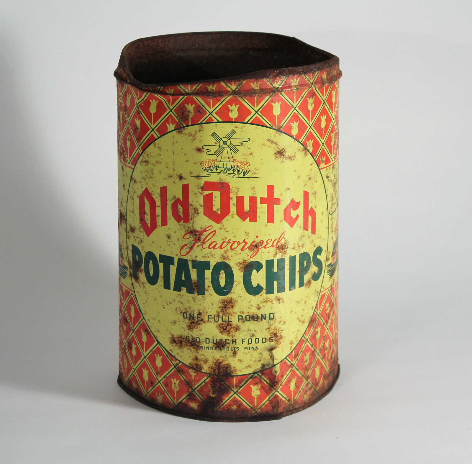 Old Dutch Potato Chips
 Old Dutch Potato Chips Tin Schreiber Rail & Historical