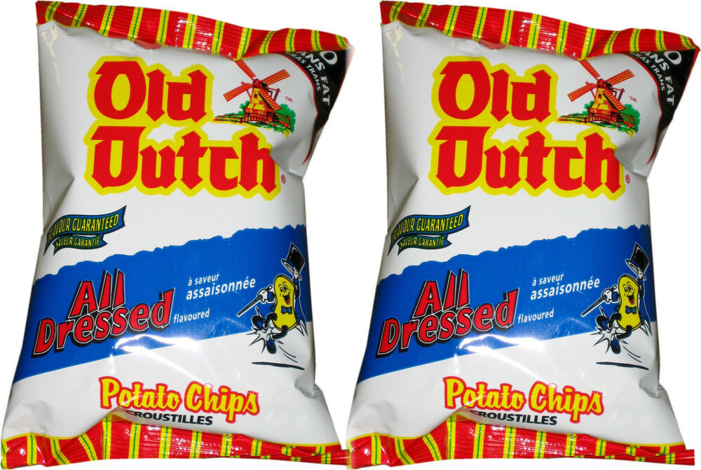 Old Dutch Potato Chips
 Old Dutch Potato Chips All Dressed 40 grams 1 41 Ounces 2