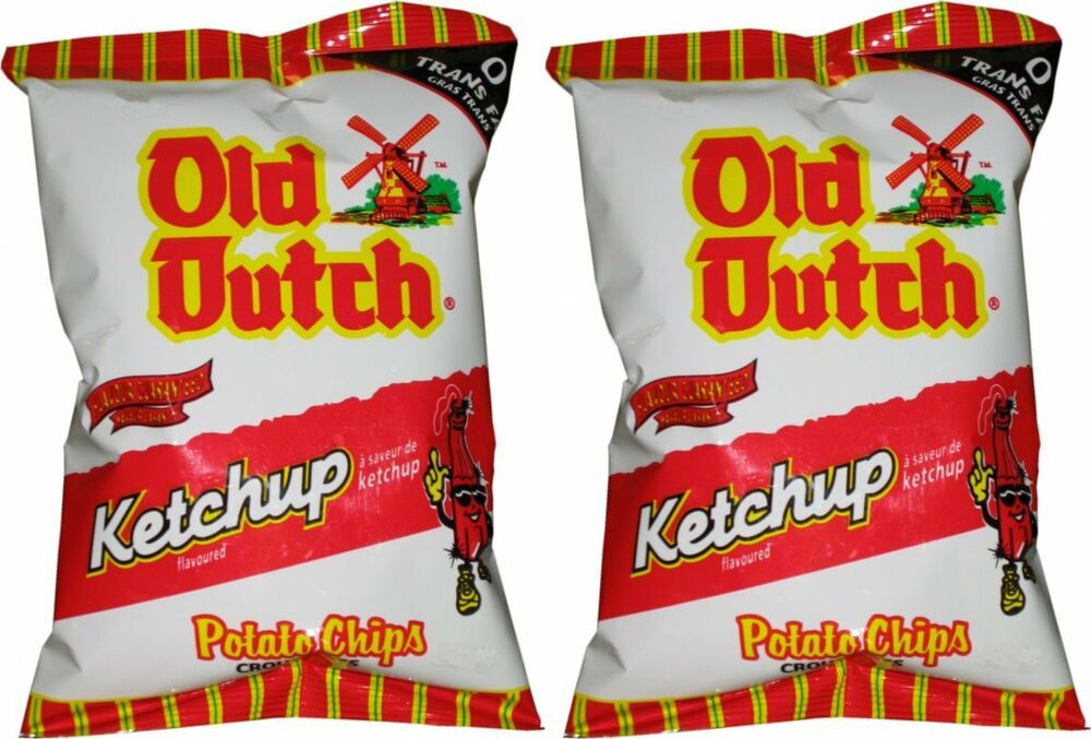 Old Dutch Potato Chips
 Old Dutch Potato Chips Ketchup 40 Grams 1 41 Ounces 40