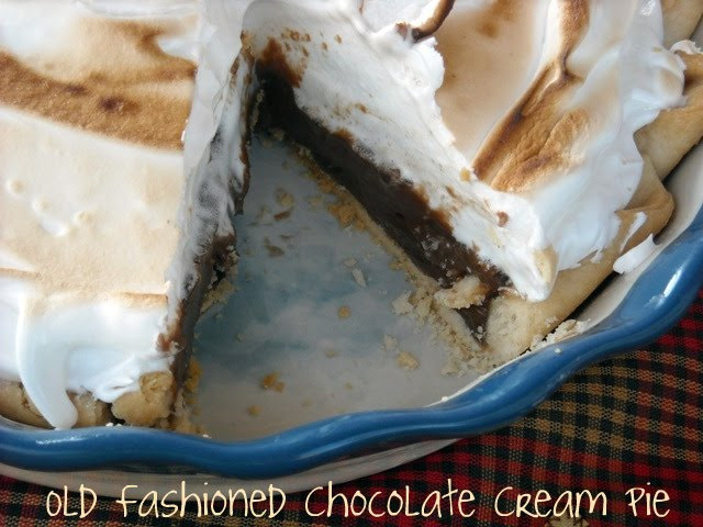 Old Fashioned Homemade Chocolate Pie Recipe
 Mommy s Kitchen Recipes From my Texas Kitchen Old