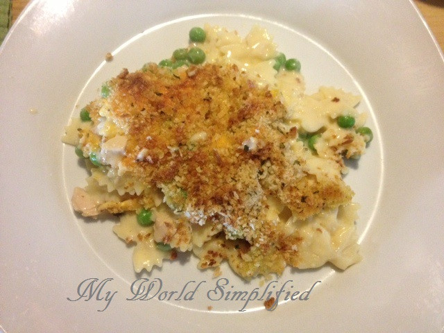 Old Fashioned Tuna Casserole
 My World Simplified’s May Anniversary Giveaway