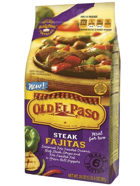 Old Frozen Dinner Brand
 New Old El Paso products inspired by Mexico