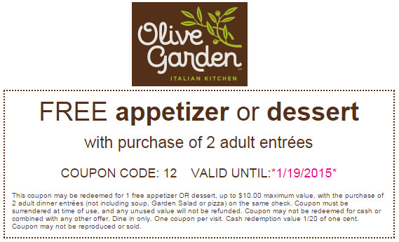 Olive Garden Free Appetizer Coupon
 Fort Collins Coupon Colorado Blog Coupon Colorado Fort